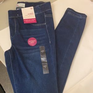 NWT girls SO ultimate knit jeggings sz 14 mid-rise